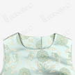 Mint Treasure Bloom Roundel Shu Brocade Long Top - 青瑤寶相蜀錦長上衣