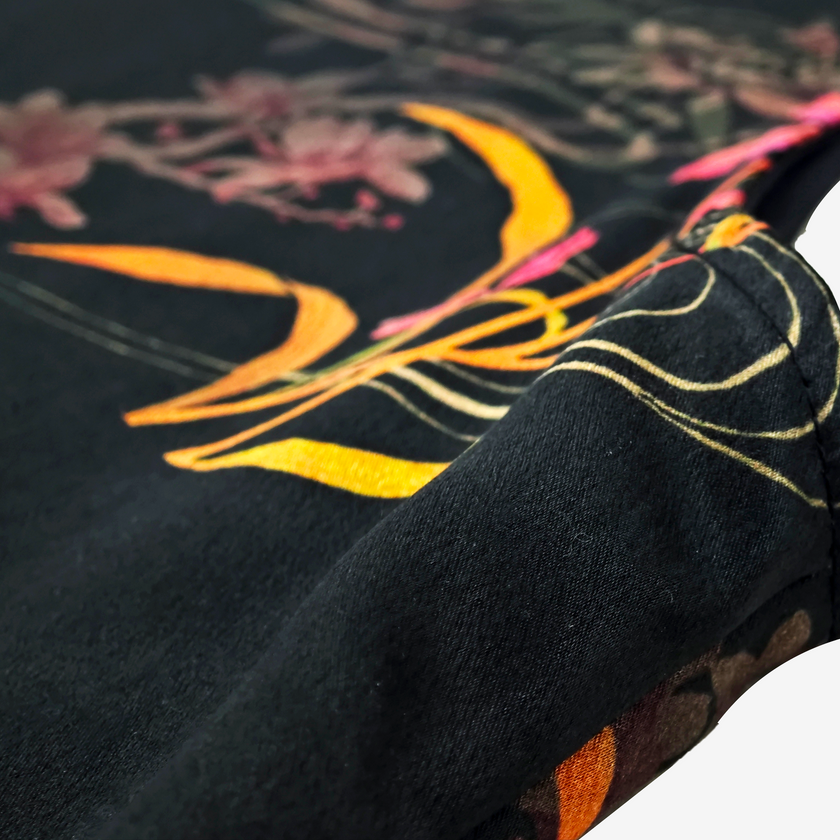 Gambiered Canton Silk Top