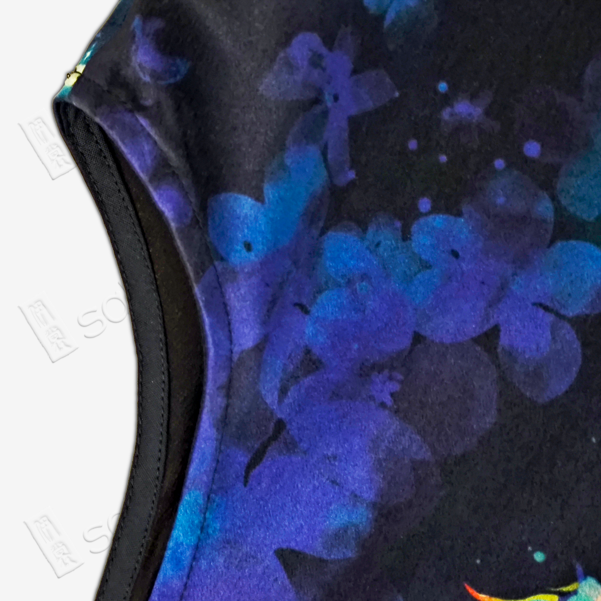 Gambiered Canton Silk Top