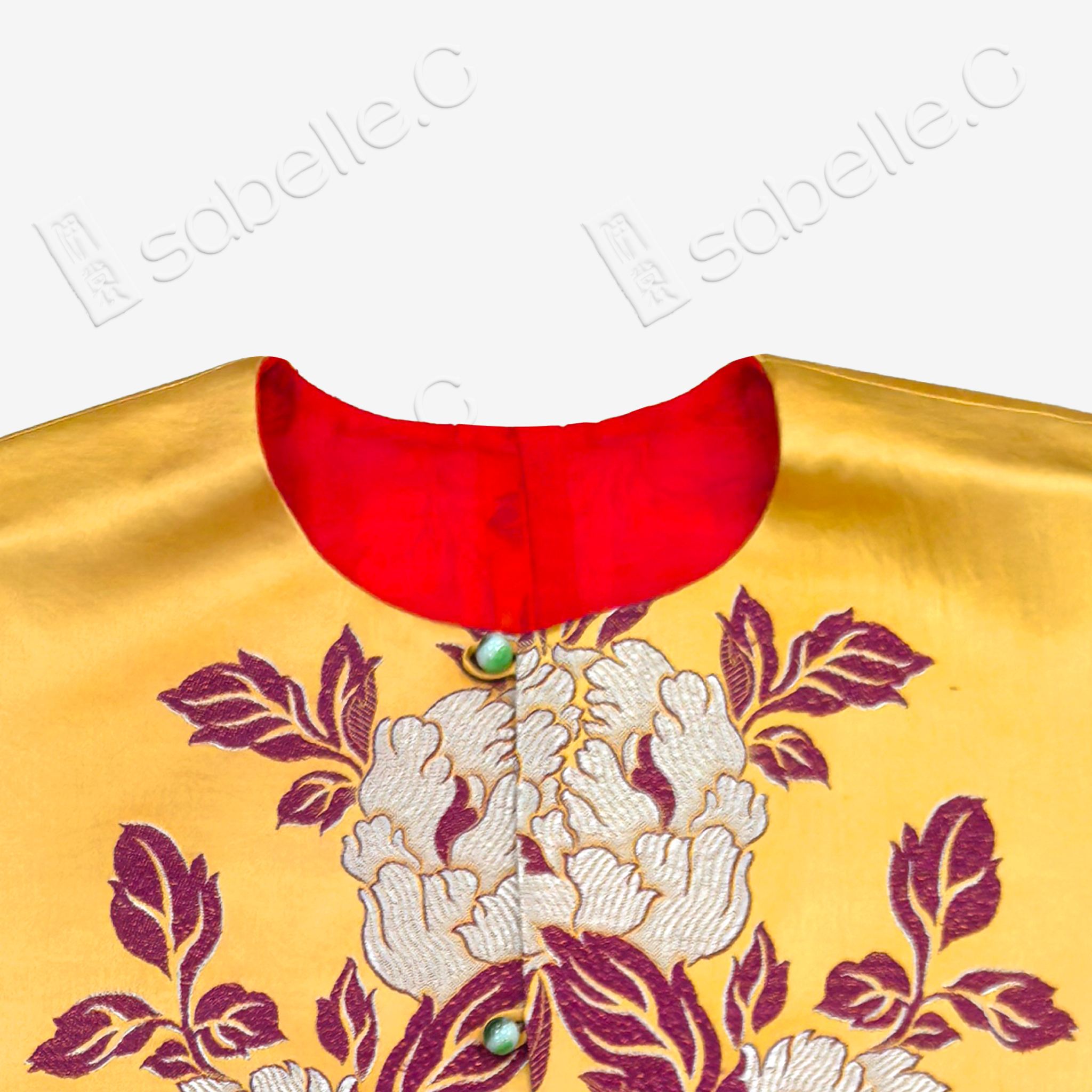 Chinese-style sleeveless front-buttoned Vest