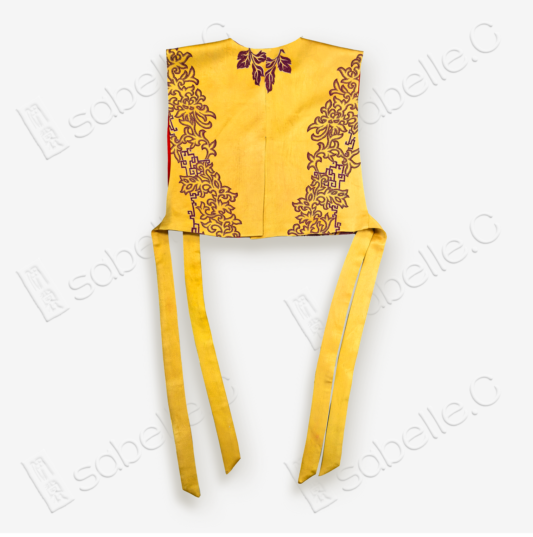 Chinese-style sleeveless front-buttoned Vest