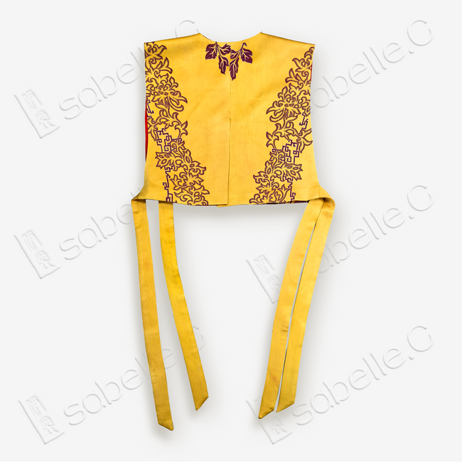 Chinese-style sleeveless front-buttoned Vest
