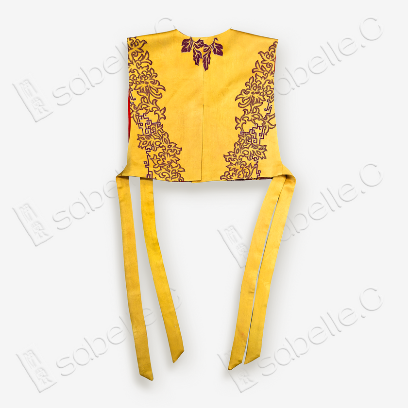 Chinese-style sleeveless front-buttoned Vest
