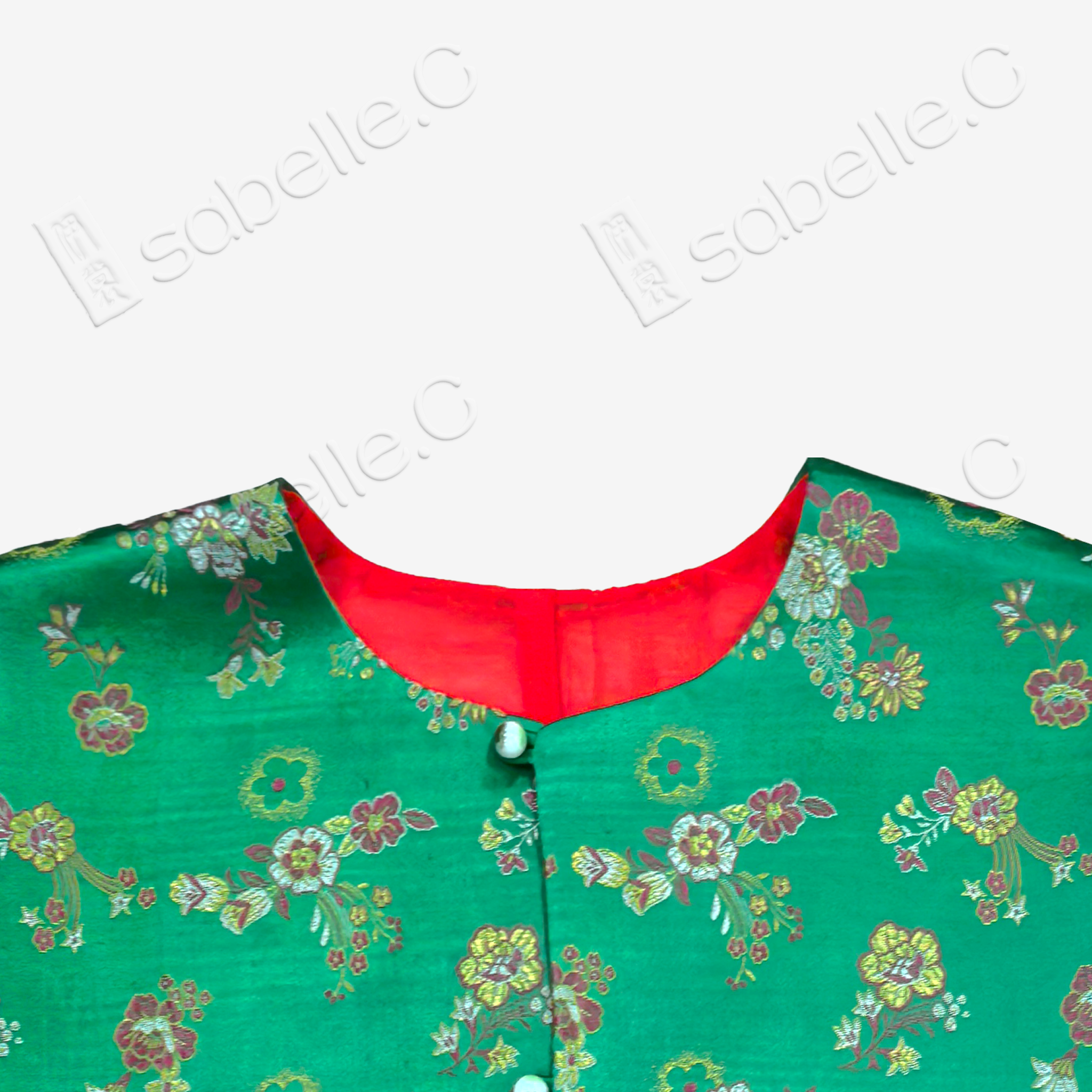 Chinese-style sleeveless front-buttoned Vest