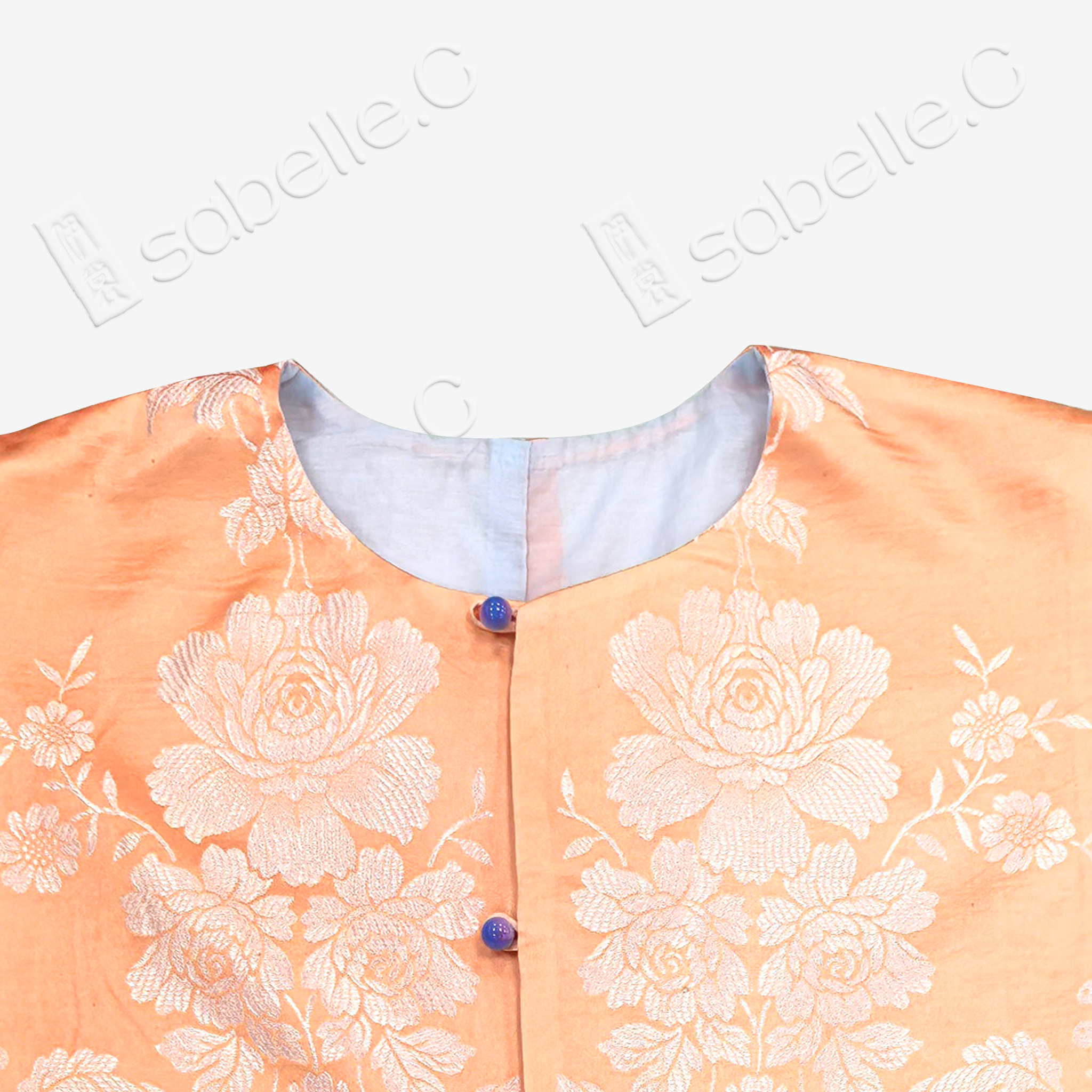 Chinese-style Sleeveless Front-buttoned Vest