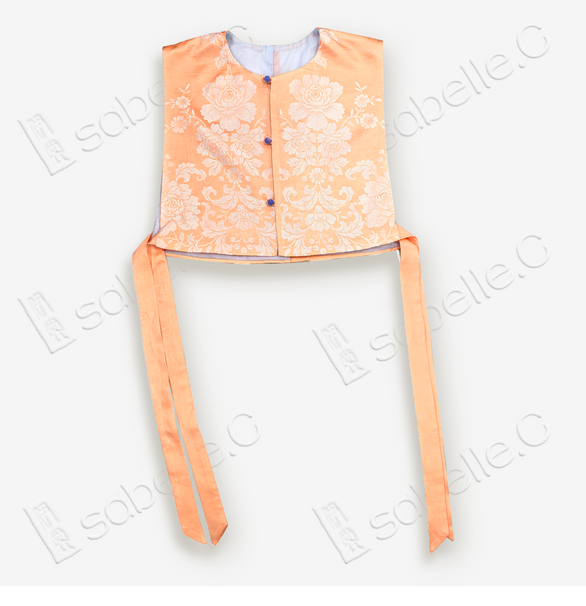 Chinese-style Sleeveless Front-buttoned Vest