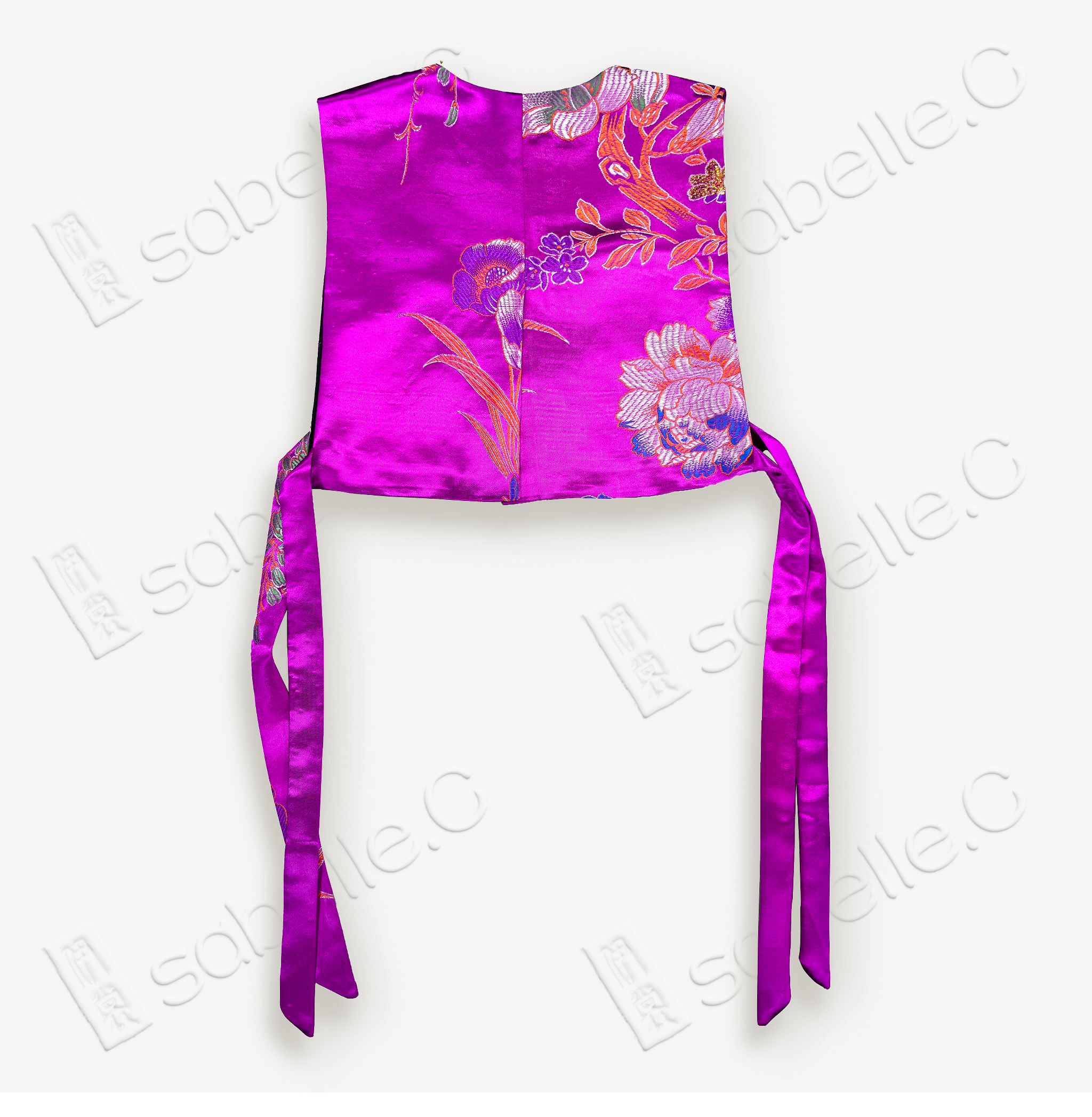 Chinese-style Sleeveless Front-buttoned Vest