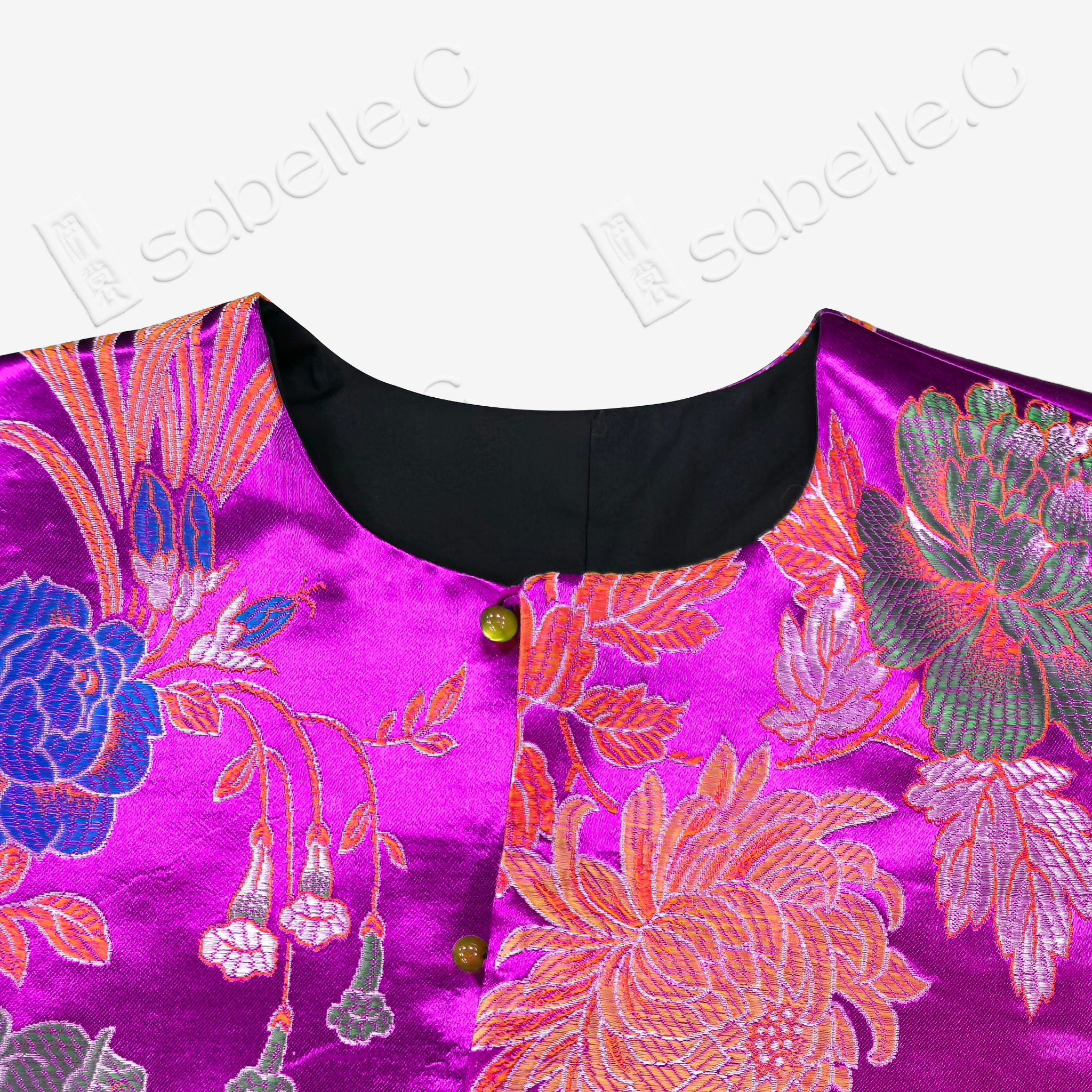 Chinese-style Sleeveless Front-buttoned Vest