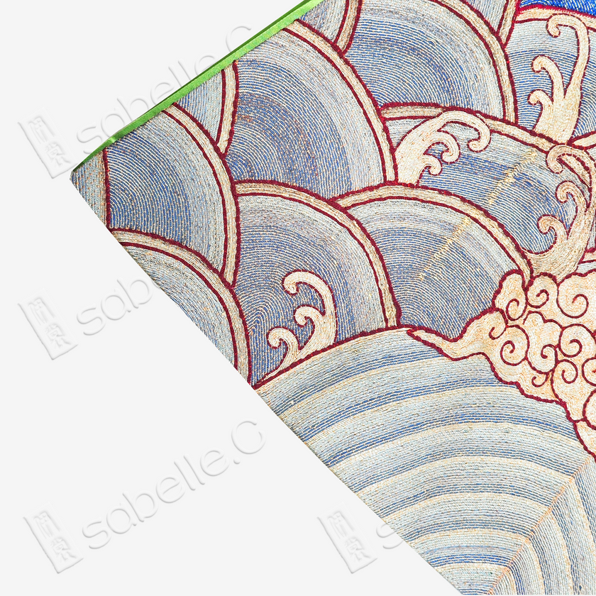 Gambiered Vest with Vintage Embroidery