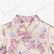 Kid's Song Brocade Satin Stand-up Collar Qipao-style Top