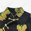 Kid's Song Brocade Satin Stand-up Collar Qipao-style Top