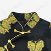 Kid's Song Brocade Satin Stand-up Collar Qipao-style Top