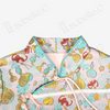Kid's Song Brocade Satin Stand-up Collar Qipao-style Top