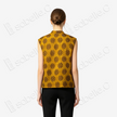Gilded Geometric Gambiered Canton Silk Sleeveless Top - 鎏金幾何香雲紗無袖上衣