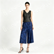 Gambiered Canton Silk Tank Top - 香雲紗無袖背心