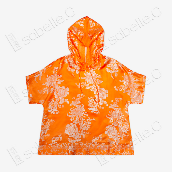 Silk Hoodie Top