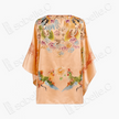 Apricot Sunset Twin Phoenix Soft Silk Satin Blouse - 「杏霞雙鳳」真絲軟緞上衣