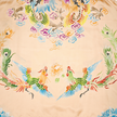 Apricot Sunset Twin Phoenix Soft Silk Satin Blouse - 「杏霞雙鳳」真絲軟緞上衣