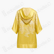 Golden Court Twin Phoenix Antique Silk Satin Hoodie Top - 「金庭雙鳳」古董真絲連帽衛衣