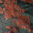Dark Emerald Scarlet Magpie Antique Silk Waistcoat - 「黛墨緋鵲」古董真絲面料馬甲