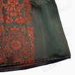 Dark Emerald Scarlet Magpie Antique Silk Waistcoat - 「黛墨緋鵲」古董真絲面料馬甲