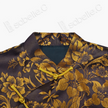 Gilded Peony Antique Silk Mandarin Collar Waistcoat - 「鎏金牡丹」古董真絲斜襟馬甲