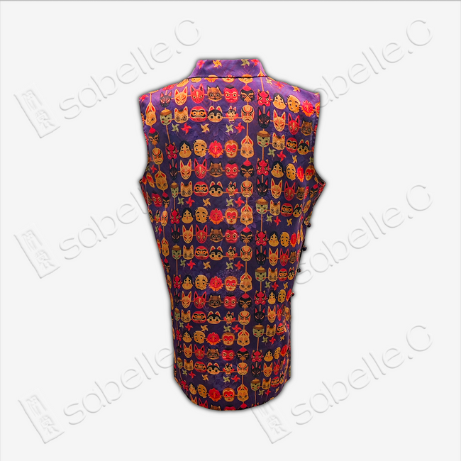 Gambiered Canton Silk Top