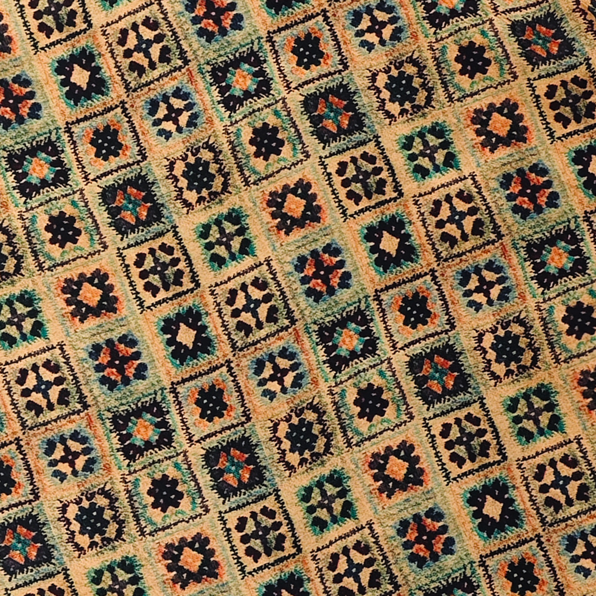 Gambiered Canton Silk Top