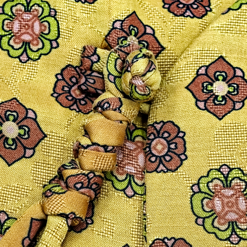 Gambiered Canton Gauze Top