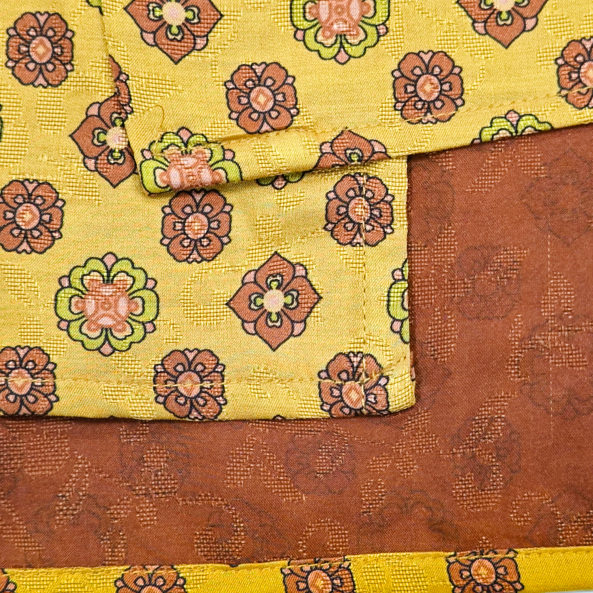 Gambiered Canton Gauze Top