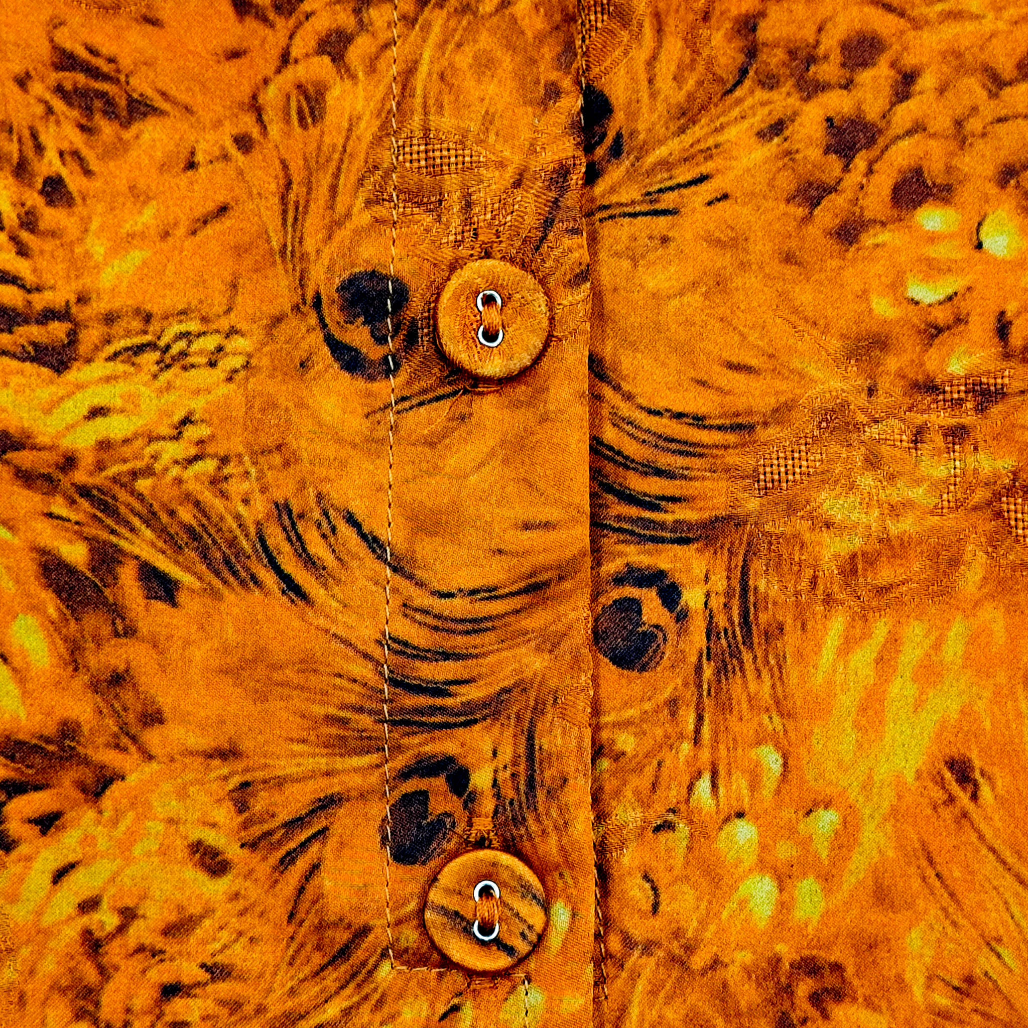 Gambiered Canton Gauze Top