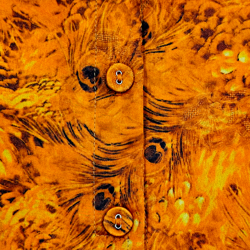 Gambiered Canton Gauze Top