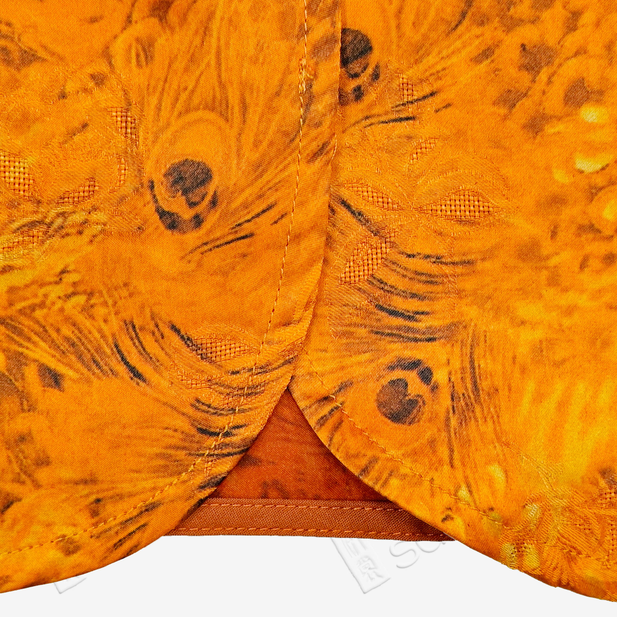 Gambiered Canton Gauze Top