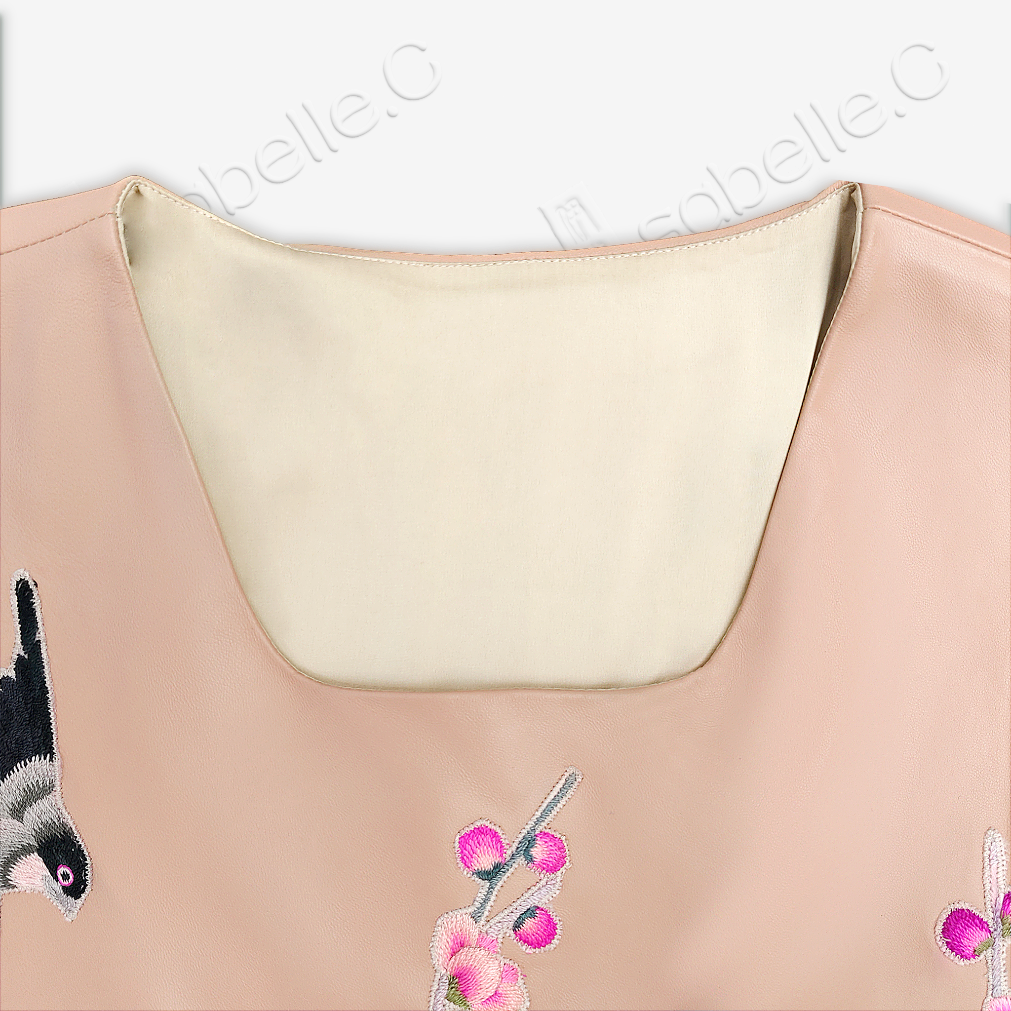 Lambskin Vintage Embroidery Top