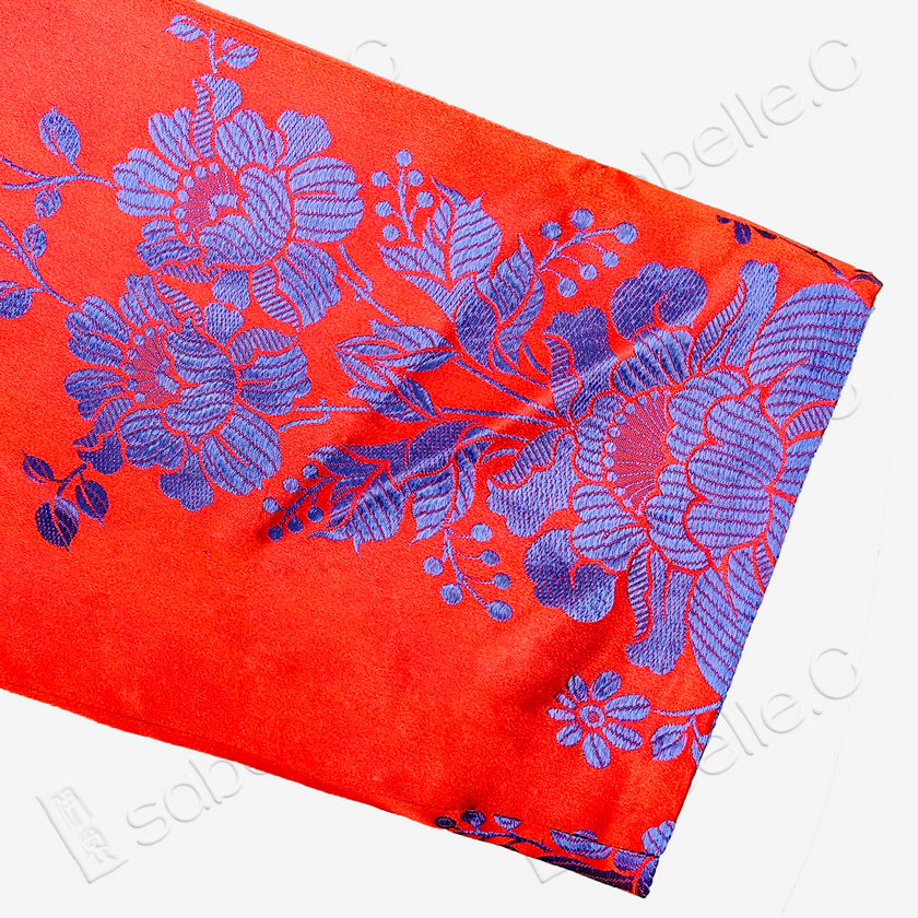 Vintage Silk Half-Zip Top