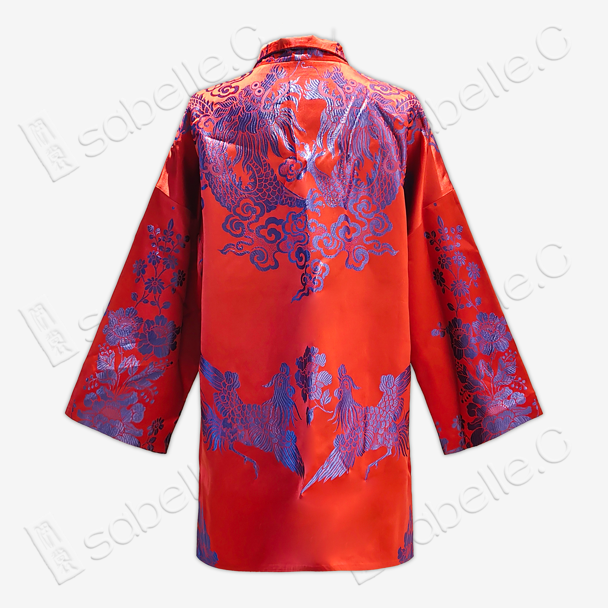 Vintage Silk Half-Zip Top