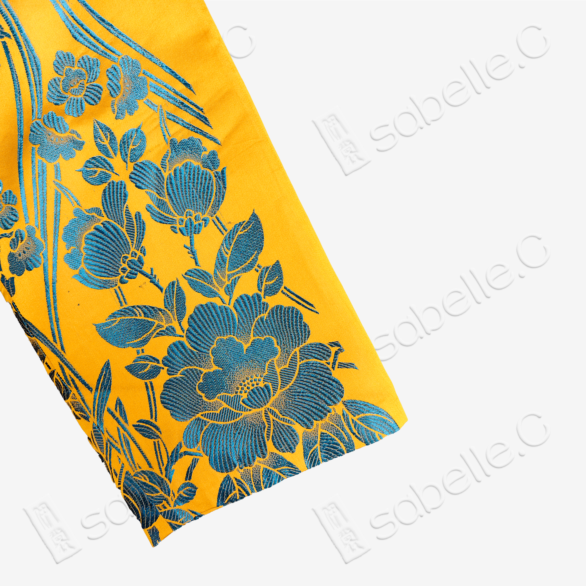 Vintage Silk Satin Zip-Up