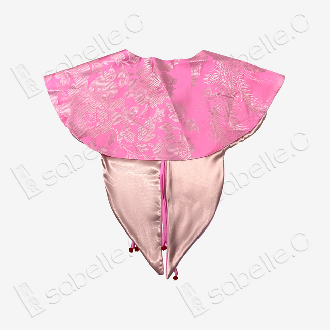 Vintage Silk Satin Cloud Collar