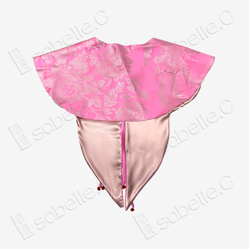 Vintage Silk Satin Cloud Collar