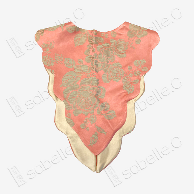 Vintage Silk Satin Cloud Collar