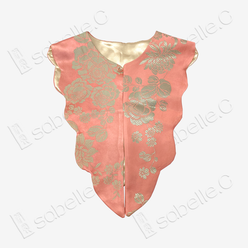 Vintage Silk Satin Cloud Collar