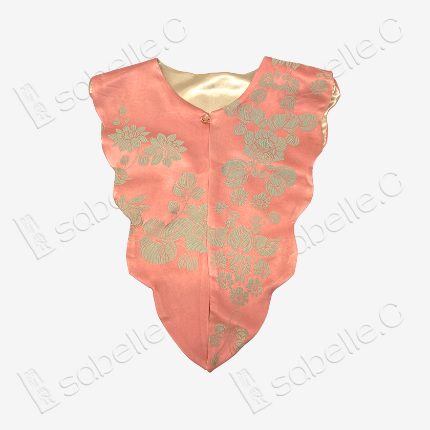 Vintage Silk Satin Cloud Collar