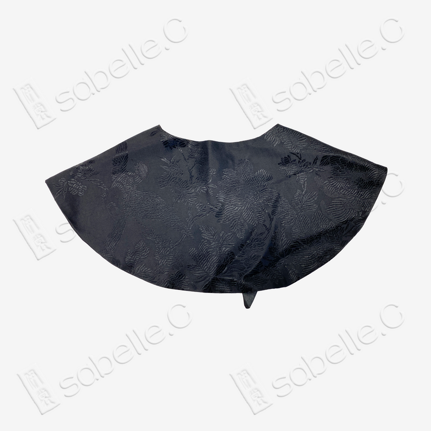 Vintage Silk Satin Cloud Collar