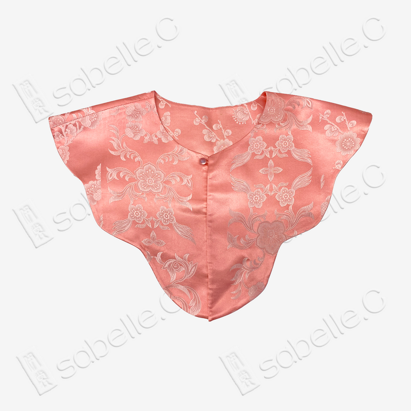 Vintage Silk Satin Cloud Collar