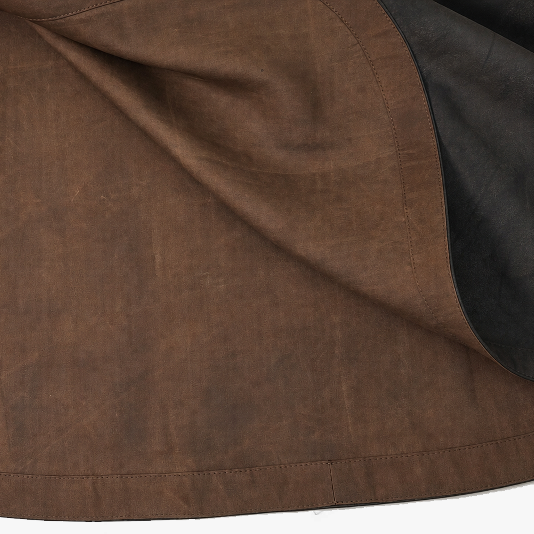 Heavy Silk Gambiered Canton Sillk Long Sleeve Blouse - 皮子料香雲紗長袖上衣