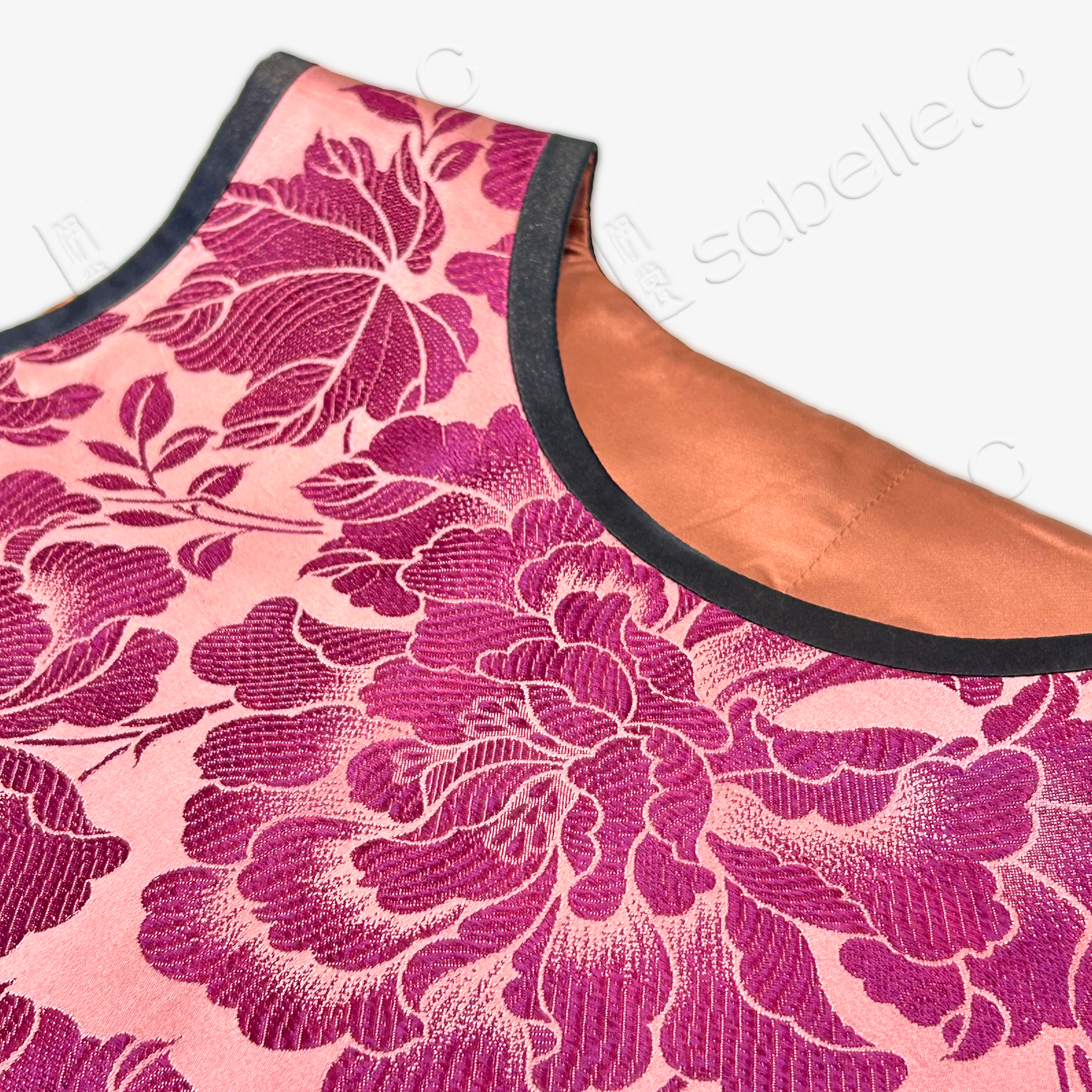 Vintage Silk Brocade Tunic Dress Collection - 古董真絲老緞裙裝系列