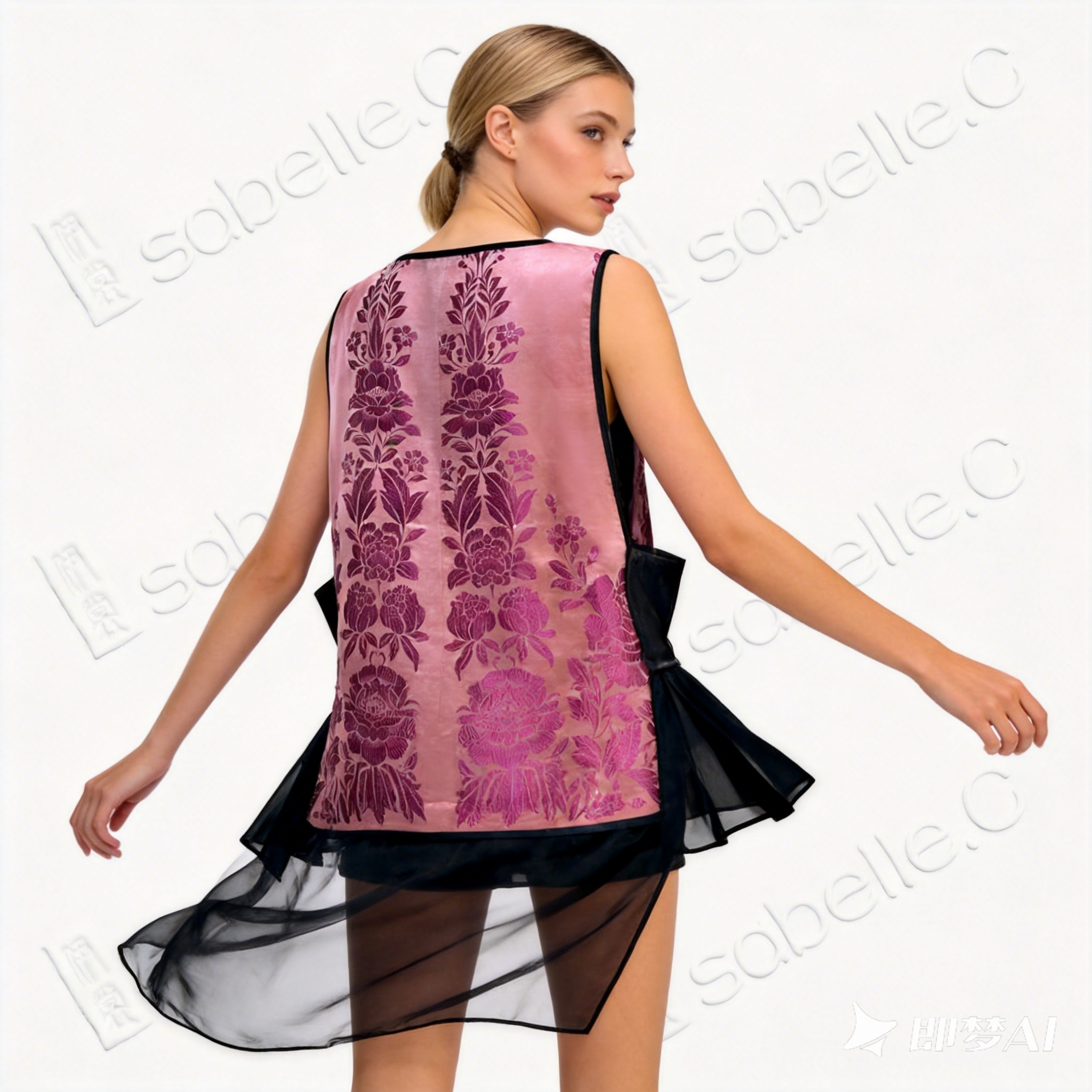 Vintage Silk Brocade Tunic Dress Collection - 古董真絲老緞裙裝系列