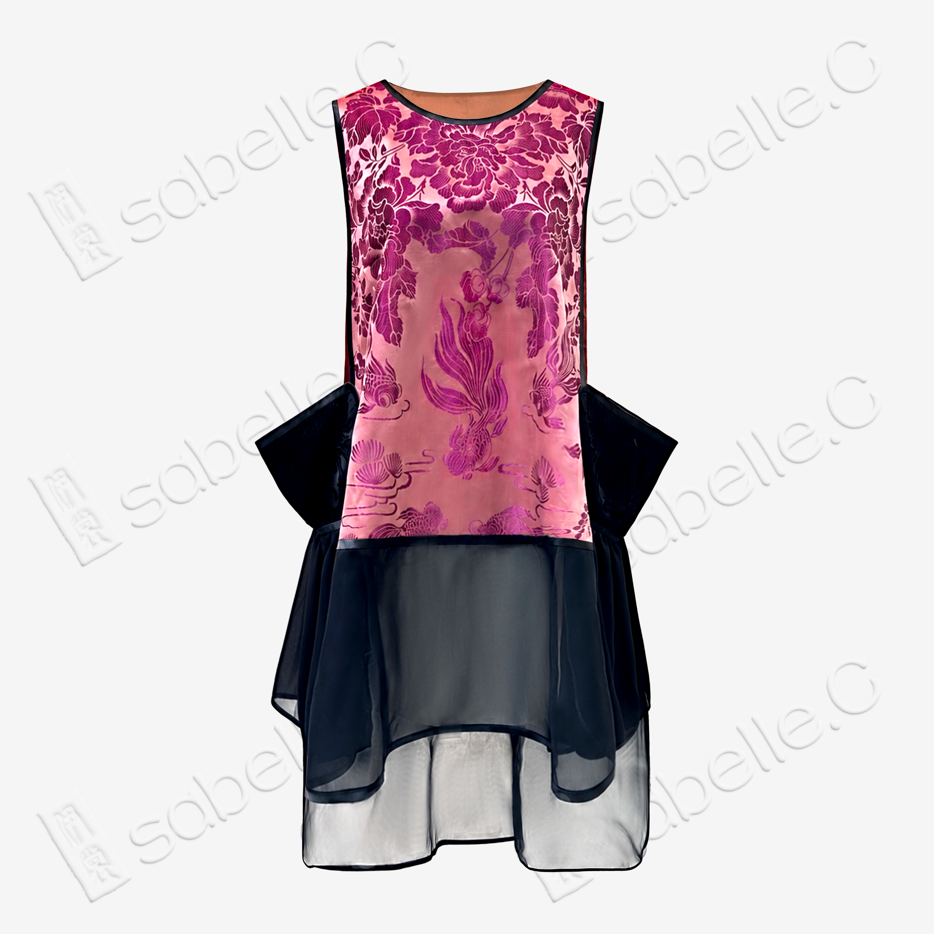 Vintage Silk Brocade Tunic Dress Collection - 古董真絲老緞裙裝系列