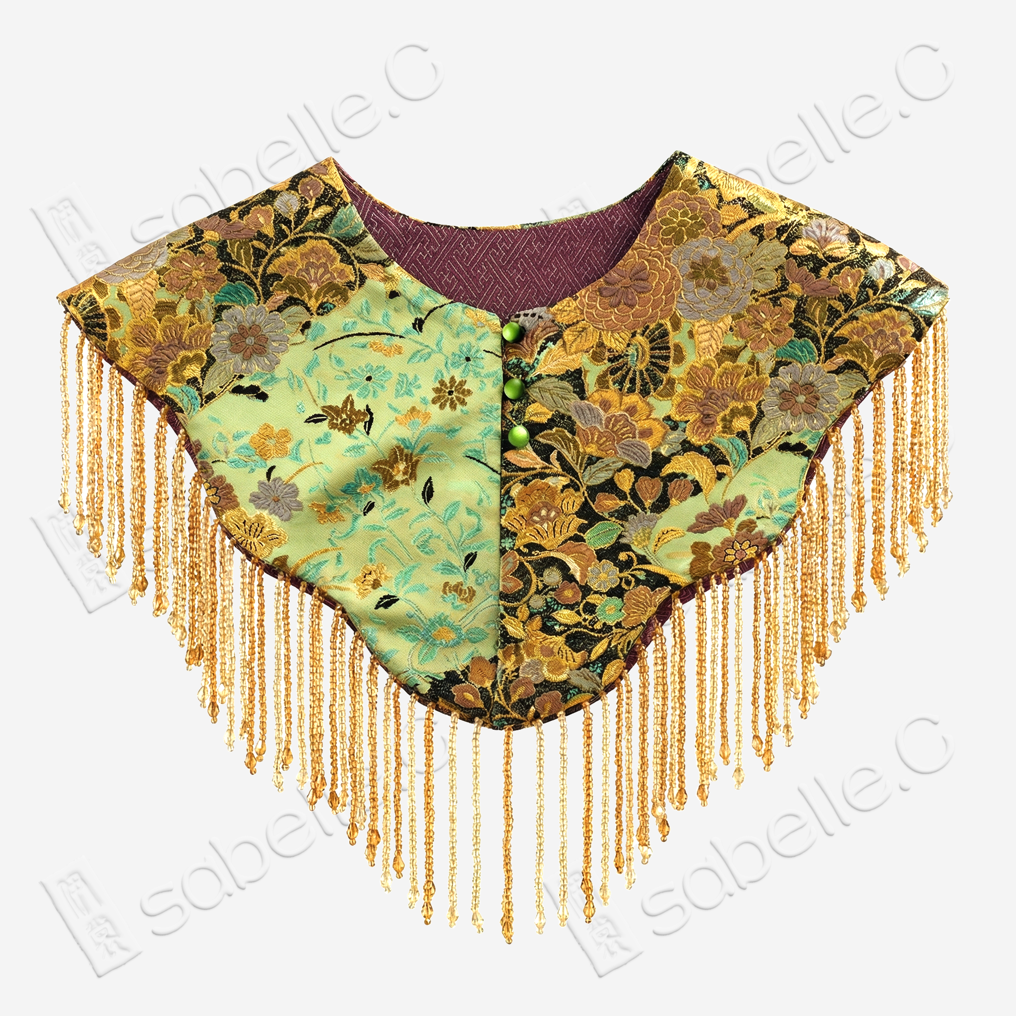 Embroidered Cloud Shoulder