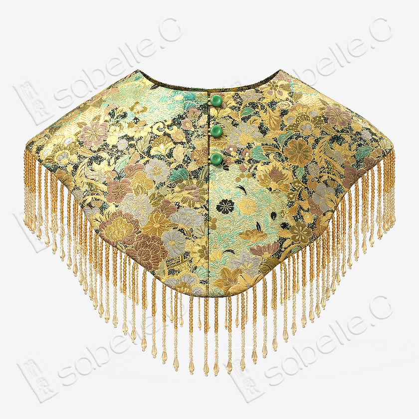 Embroidered Cloud Shoulder